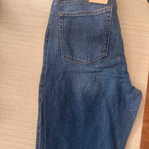 Reformation Jax Stretch High Rise Straight Jeans Blue - Size 31 nwt - Picture 4 of 4